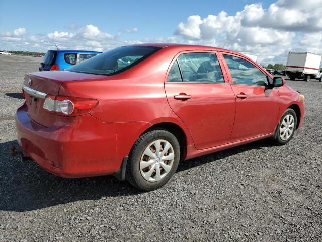 2T1BU4EE3CC838462 - 2012 TOYOTA COROLLA BASE RED photo 3
