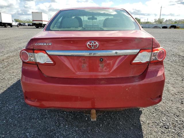2T1BU4EE3CC838462 - 2012 TOYOTA COROLLA BASE RED photo 6