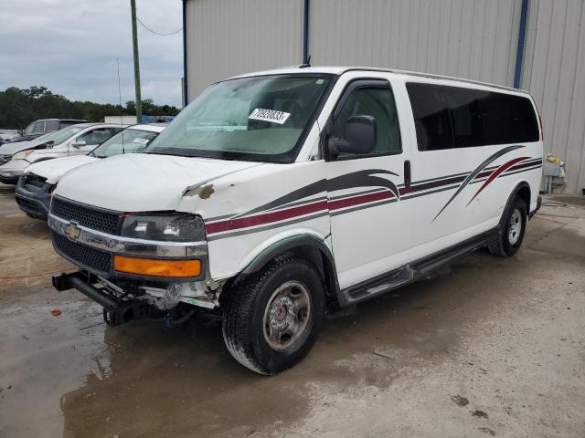 1GAZG1FG1D1137373 - 2013 CHEVROLET EXPRESS G3 LT WHITE photo 1