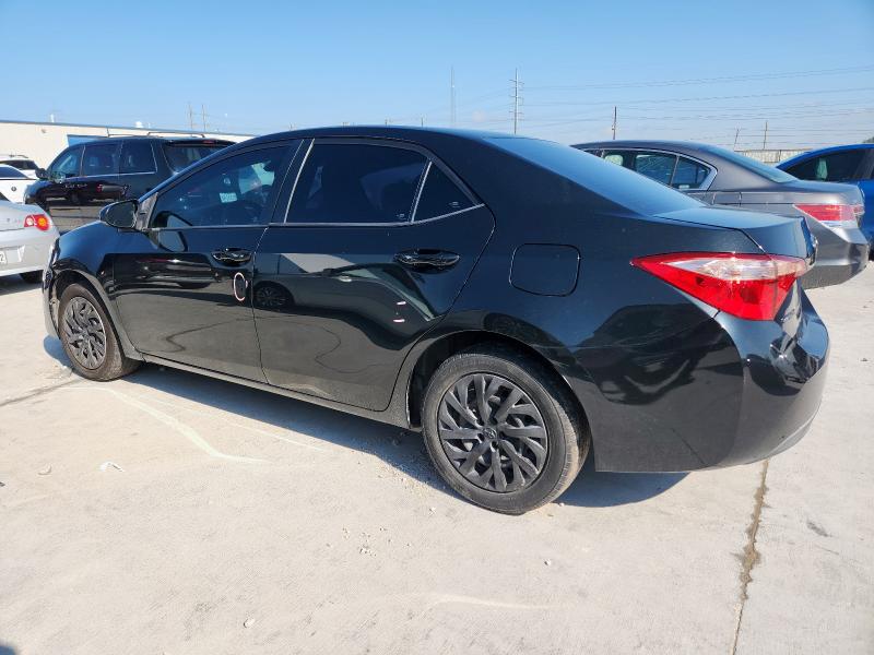 5YFBURHE1JP823805 - 2018 TOYOTA COROLLA L BLACK photo 2