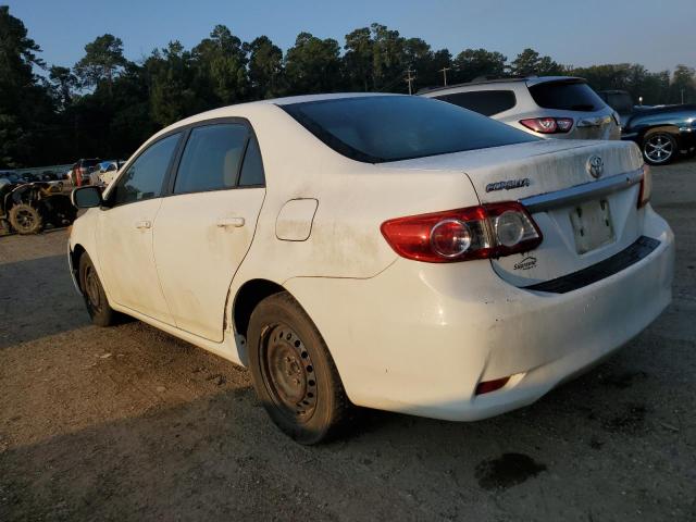 2T1BU4EEXBC539176 - 2011 TOYOTA COROLLA BASE WHITE photo 2