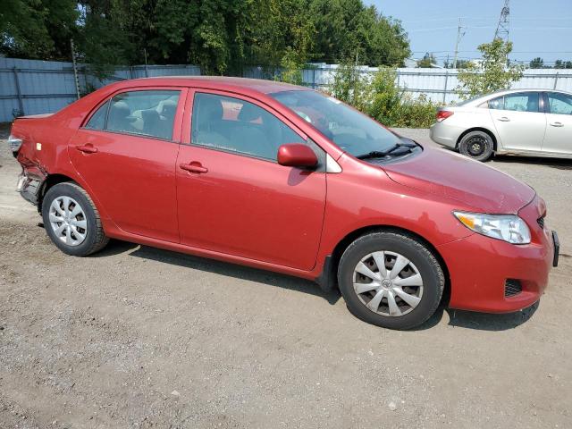 2T1BU4EE6AC218461 - 2010 TOYOTA COROLLA BASE RED photo 4