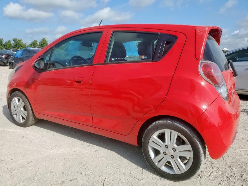KL8CB6S9XFC739396 - 2015 CHEVROLET SPARK LS წითელი ფოტო 2