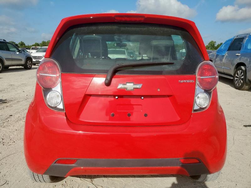 KL8CB6S9XFC739396 - 2015 CHEVROLET SPARK LS წითელი ფოტო 6