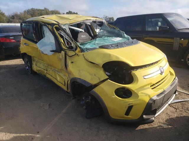 ZFBCFADH7EZ019927 - 2014 FIAT 500L TREKKING YELLOW photo 4