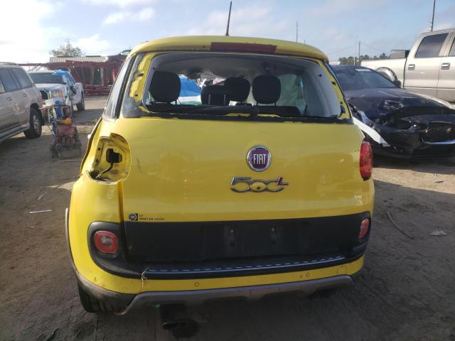 ZFBCFADH7EZ019927 - 2014 FIAT 500L TREKKING YELLOW photo 6