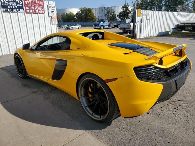 SBM11FAA6GW006251 - 2016 MCLAREN AUTOMOTIVE 650S SPIDER YELLOW photo 2