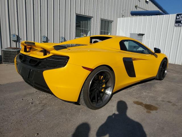 SBM11FAA6GW006251 - 2016 MCLAREN AUTOMOTIVE 650S SPIDER YELLOW photo 3