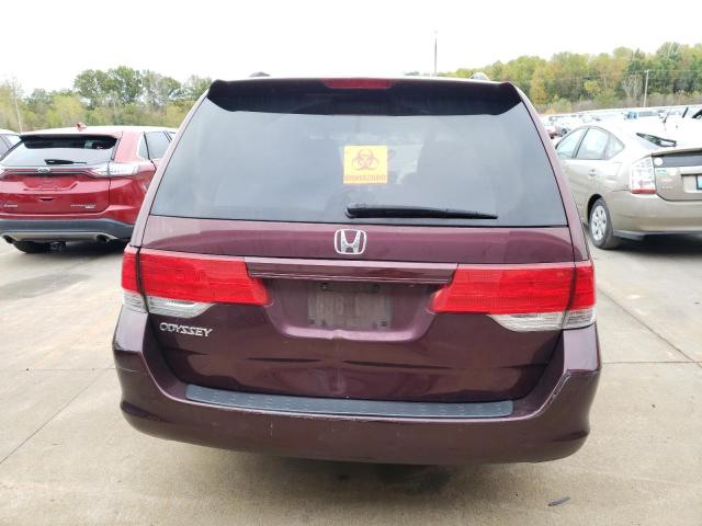 5FNRL38628B414497 - 2008 HONDA ODYSSEY EXL BURGUNDY photo 6