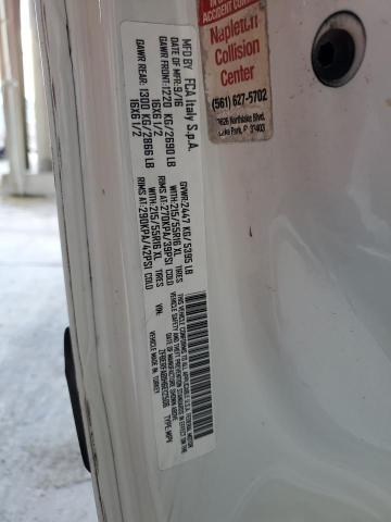 ZFBERFAB1H6E12506 - 2017 RAM PROMASTER თეთრი ფოტო 13