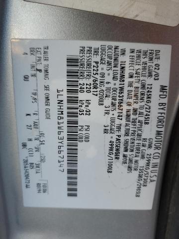 1LNHM81W63Y667147 - 2003 LINCOLN TOWN CAR EXECUTIVE SILVER photo 12