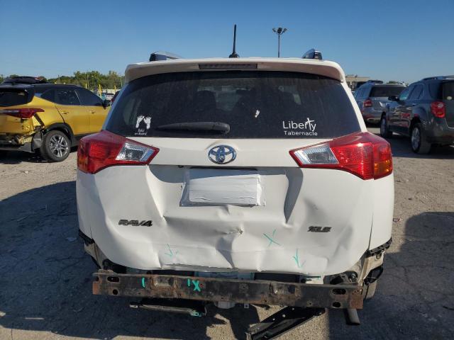JTMWFREV1EJ018722 - 2014 TOYOTA RAV4 XLE WHITE photo 6