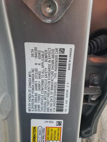 2HGFE2F50SH528020 - 2025 HONDA CIVIC SPORT 银色 照片 13