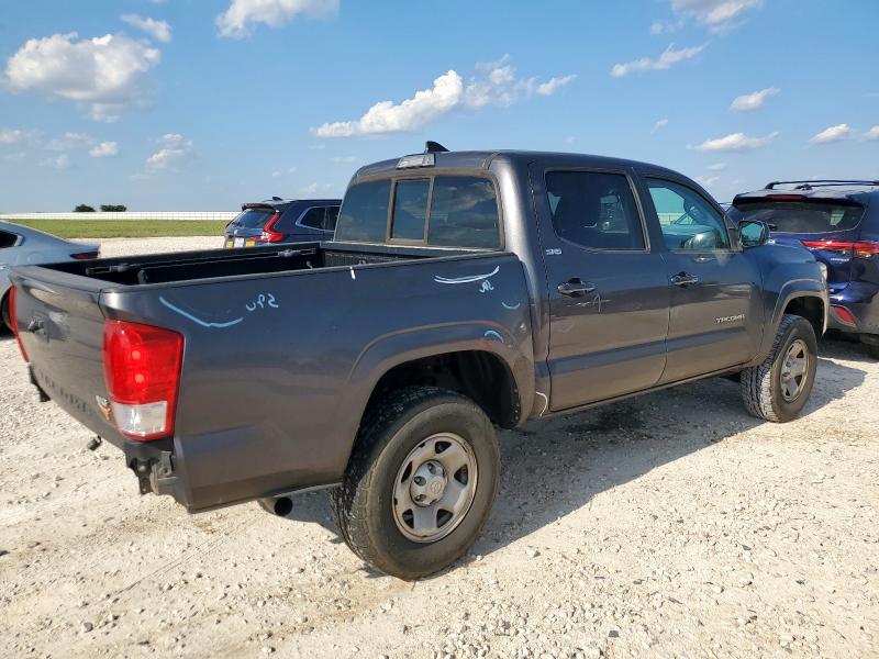 5TFAZ5CN2GX010321 - 2016 TOYOTA TACOMA DOUBLE CAB GRAY photo 3