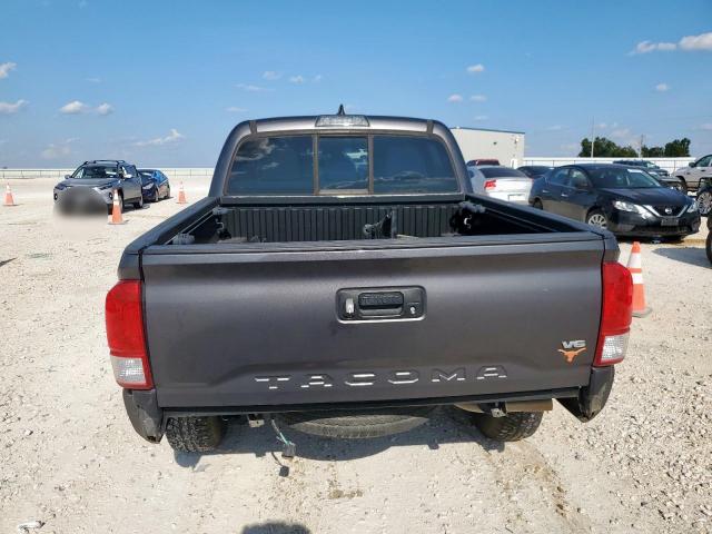 5TFAZ5CN2GX010321 - 2016 TOYOTA TACOMA DOUBLE CAB GRAY photo 6