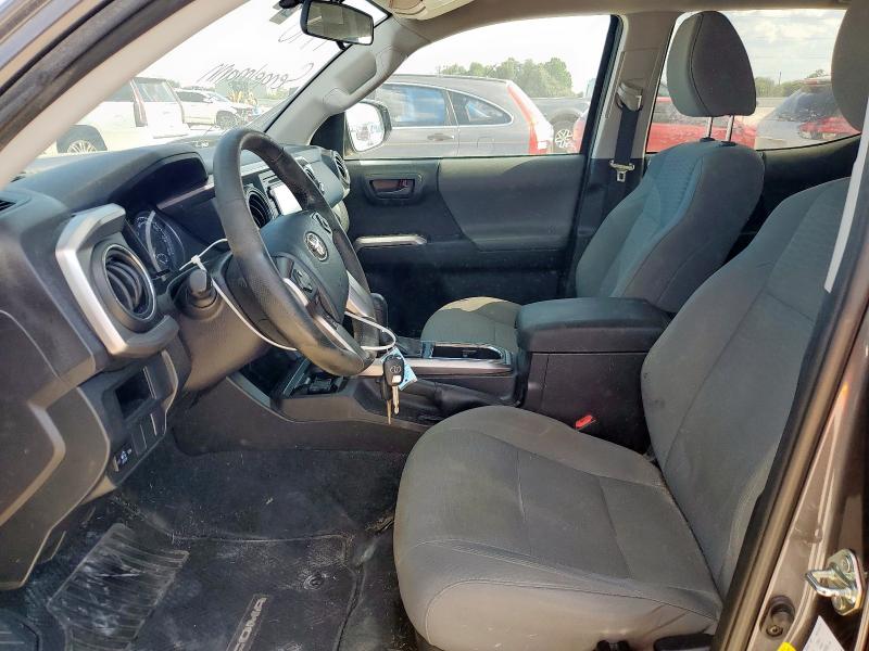 5TFAZ5CN2GX010321 - 2016 TOYOTA TACOMA DOUBLE CAB GRAY photo 7