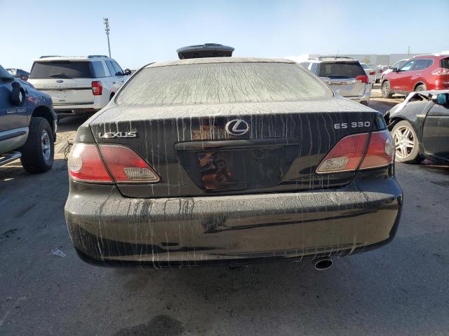 JTHBA30G245051754 - 2004 LEXUS ES 330 BLACK photo 6