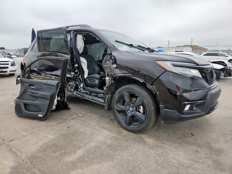 5FNYF8H05KB016655 - 2019 HONDA PASSPORT ELITE Черный фото 4