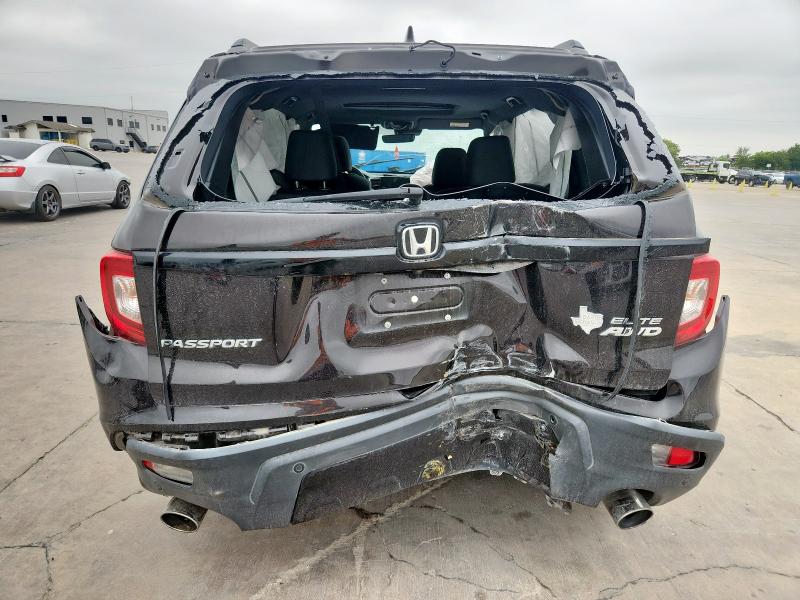 5FNYF8H05KB016655 - 2019 HONDA PASSPORT ELITE Черный фото 6