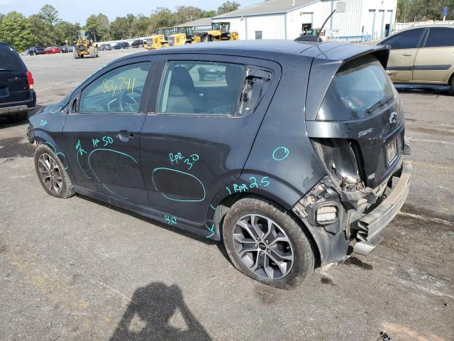 1G1JD6SB4K4135500 - 2019 CHEVROLET SONIC LT GRAY photo 2