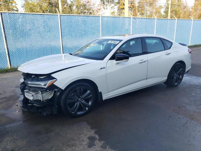 19UUB6F54MA801453 - 2021 ACURA TLX TECH A WHITE photo 1