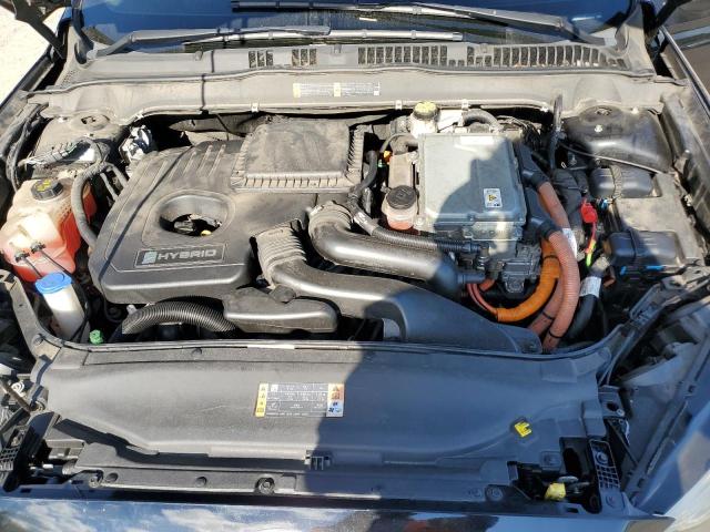 3FA6P0LU9JR189629 - 2018 FORD FUSION SE HYBRID BLACK photo 11