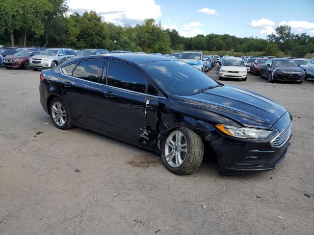 3FA6P0LU9JR189629 - 2018 FORD FUSION SE HYBRID BLACK photo 4