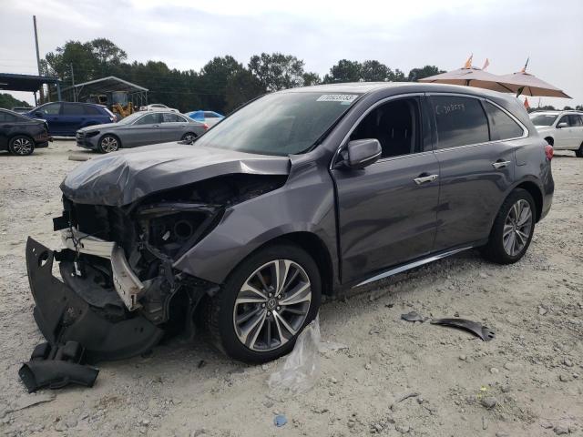 5FRYD4H5XHB013798 - 2017 ACURA MDX TECHNOLOGY GRAY photo 1