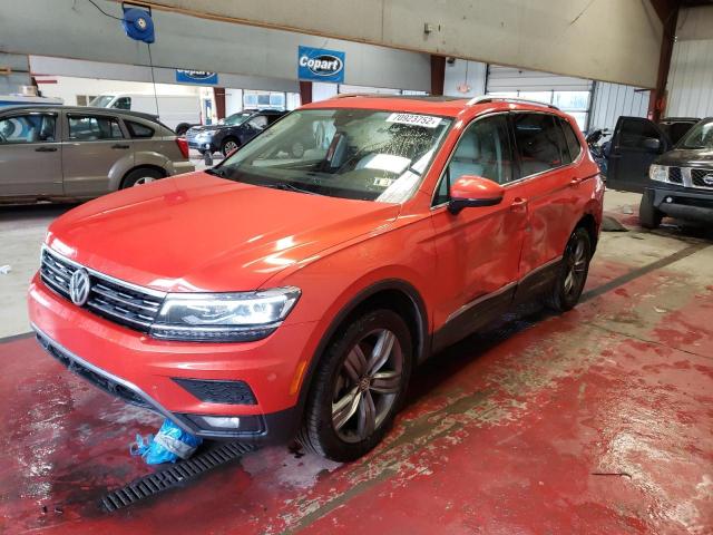 3VV4B7AX6KM073939 - 2019 VOLKSWAGEN TIGUAN SEL PREMIUM ORANGE photo 1