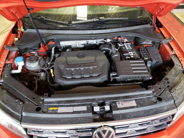 3VV4B7AX6KM073939 - 2019 VOLKSWAGEN TIGUAN SEL PREMIUM ORANGE photo 12