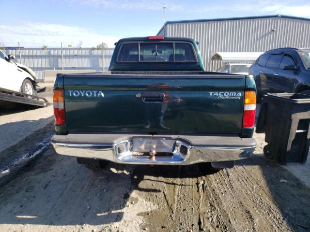4TASM92N8XZ537968 - 1999 TOYOTA TACOMA XTRACAB PRERUNNER მწვანე ფოტო 6