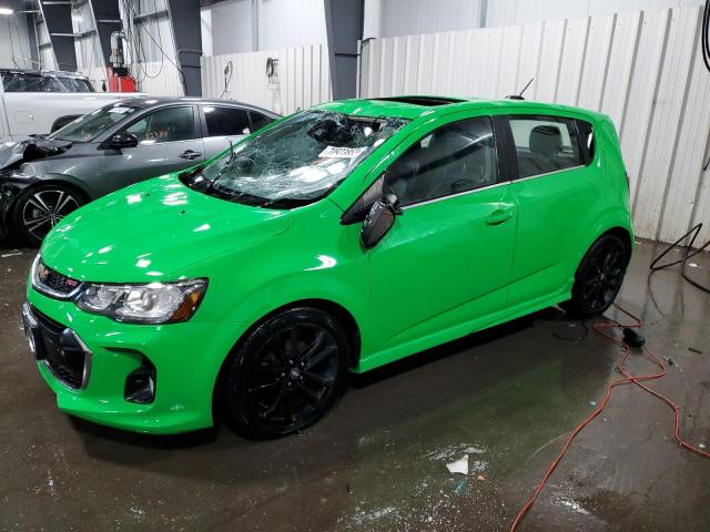 1G1JF6SB3H4145647 - 2017 CHEVROLET SONIC PREMIER GREEN photo 1