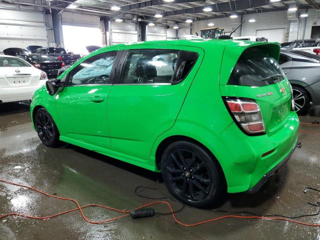 1G1JF6SB3H4145647 - 2017 CHEVROLET SONIC PREMIER GREEN photo 2