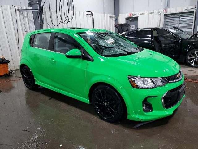 1G1JF6SB3H4145647 - 2017 CHEVROLET SONIC PREMIER GREEN photo 4