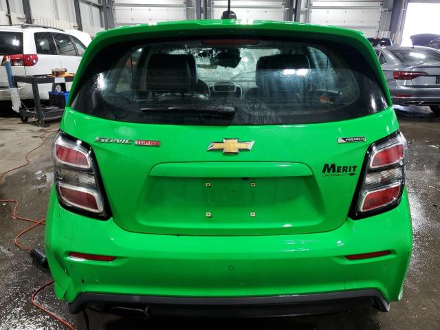 1G1JF6SB3H4145647 - 2017 CHEVROLET SONIC PREMIER GREEN photo 6