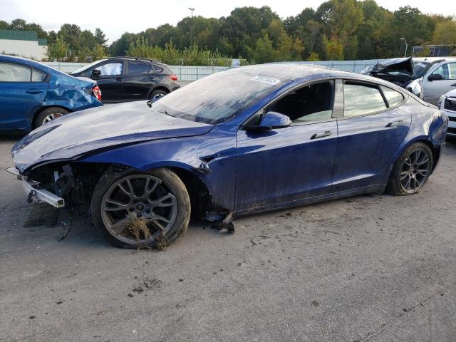 5YJSA1E6XNF479397 - 2022 TESLA MODEL S Կապույտ լուսանկար 1