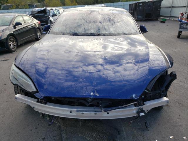 5YJSA1E6XNF479397 - 2022 TESLA MODEL S Կապույտ լուսանկար 5