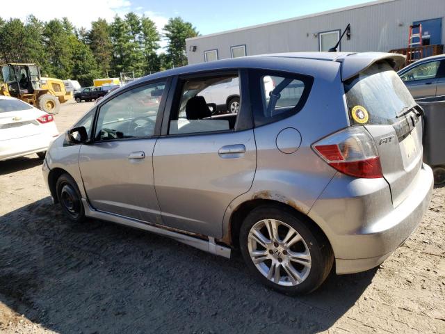 JHMGE8H43AC026791 - 2010 HONDA FIT SPORT GRAY photo 2