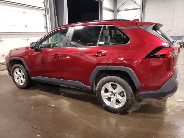 2T3P1RFV4KW074331 - 2019 TOYOTA RAV4 XLE MAROON photo 2