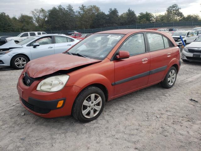 KNADE163786305320 - 2008 KIA RIO 5 SX ORANGE photo 1