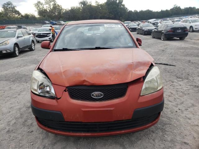 KNADE163786305320 - 2008 KIA RIO 5 SX ORANGE photo 5