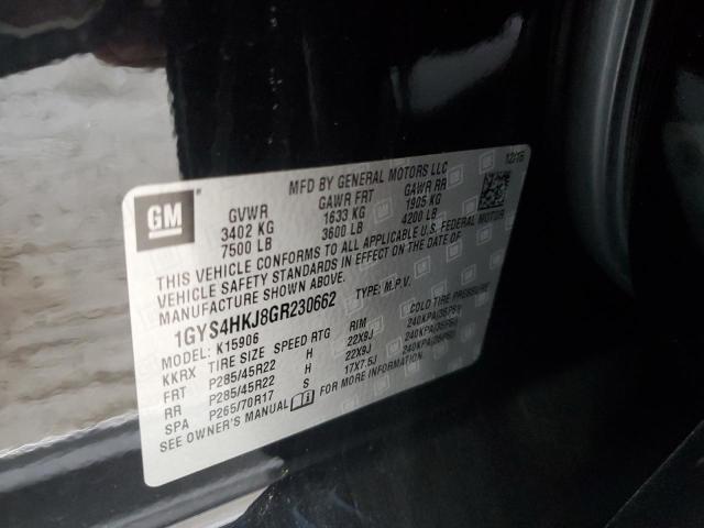 1GYS4HKJ8GR230662 - 2016 CADILLAC ESCALADE ESV LUXURY Черный фото 13