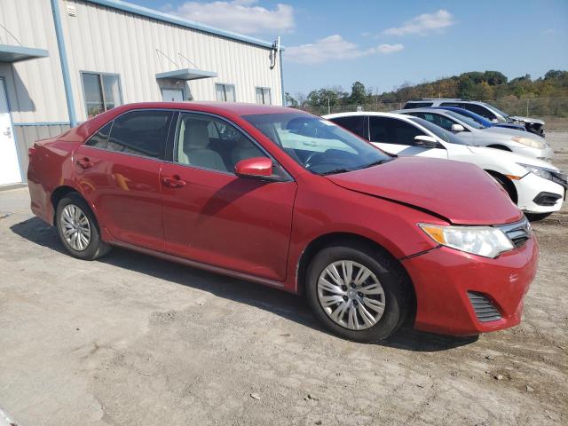 4T4BF1FK5DR320193 - 2013 TOYOTA CAMRY L RED photo 4