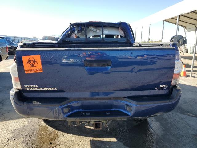 3TMLU4EN0EM159456 - 2014 TOYOTA TACOMA DOUBLE CAB BLUE photo 6