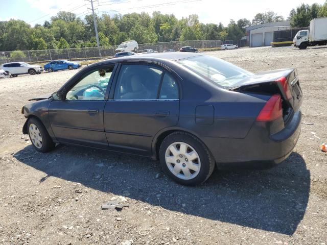 2HGES26751H530754 - 2001 HONDA CIVIC EX BLACK photo 2