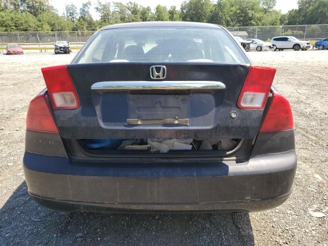 2HGES26751H530754 - 2001 HONDA CIVIC EX BLACK photo 6