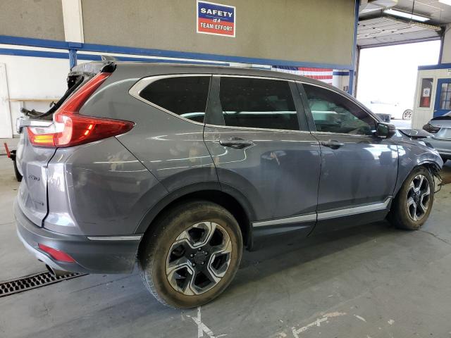 2HKRW2H96JH667440 - 2018 HONDA CR-V TOURING GRAY photo 3