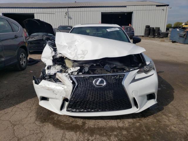 JTHCF1D27F5024481 - 2015 LEXUS IS 250 WHITE photo 5