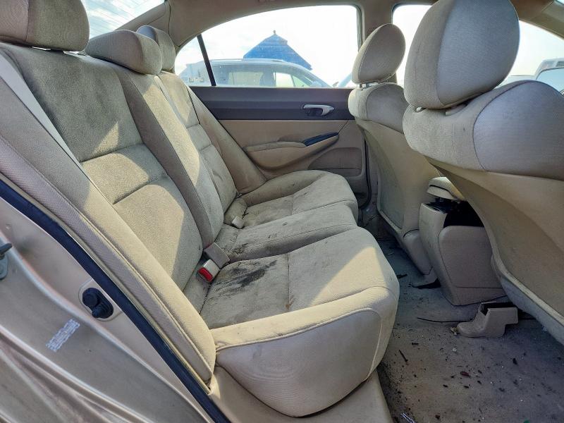 1HGFA16598L118737 - 2008 HONDA CIVIC LX بيج صورة 10