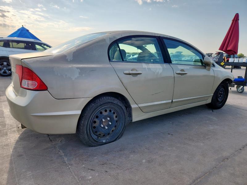 1HGFA16598L118737 - 2008 HONDA CIVIC LX بيج صورة 3